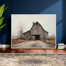 Farmhouse Rustic Barn Wall Art Canvas Print – Framed and