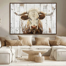 Rustic Longhorn Bull Wall Art Canvas Set – Western-Inspired by MyGreatCanvas | Canvas Wall Art Prints | Photo Prints & Wall Decor