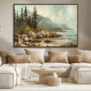 Abstract Acadia National Park Wall Art Canvas Print -