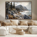 Serene Coastal View of Acadia National Park - Stunning