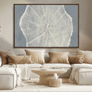 Abstract Tree Ring Wall Art Canvas Print – Nature-Inspired,