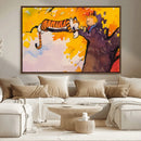 High-Quality Giclee Canvas Print – Framed Calvin Wall Art