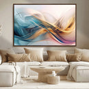 Abstract Flowing Colors Wall Art Canvas Print