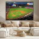 Angel Stadium Aerial Canvas Print – Los Angeles Angels