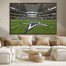 Dallas Cowboys Football Team Print - Arlington AT&T Stadium by MyGreatCanvas | Canvas Wall Art Prints | Photo Prints & Wall Decor