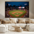 St. Louis Cardinals Baseball Team Print - Busch Stadium Wall by MyGreatCanvas | Canvas Wall Art Prints | Photo Prints & Wall Decor