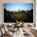 PNC Park Evening Game Triple Canvas Wall Art - Pittsburgh