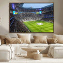 Tottenham Hotspur Stadium Canvas Print, Match Day Triple