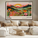 Framed Yayoi Kusama Print, Vibrant Floral Mountain Art by MyGreatCanvas | Canvas Wall Art Prints | Photo Prints & Wall Decor