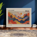 Yayoi Kusama Landscape Canvas Print, Vibrant Floral Mountain by MyGreatCanvas | Canvas Wall Art Prints | Photo Prints & Wall Decor