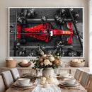 Ferrari Pit Stop Canvas Wall Art – Precision and Speed