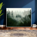 Foggy Forest Wall Art – Tranquil Green Woodland Canvas by MyGreatCanvas | Canvas Wall Art Prints | Photo Prints & Wall Decor