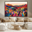 YAYOI KUSAMA Abstract Print - Landscape Canvas Wall Art