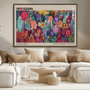 Yayoi Kusama Wall Art Canvas Print, Abstract Art, Large