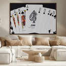 Poker Wall Art - Playing Cards Canvas Wall Art Print - Ace