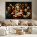 Religious Canvas Wall Art Print - Madonna and Child with by MyGreatCanvas | Canvas Wall Art Prints | Photo Prints & Wall Decor