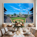 Wrigley Field Chicago Cubs Panoramic Art Multi-Piece Canvas