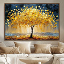 Golden Autumn Tree Wall Art – Framed Fall Leaves Canvas by MyGreatCanvas | Canvas Wall Art Prints | Photo Prints & Wall Decor