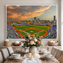 Chicago Wrigley Field Wall Art Canvas Print – Iconic