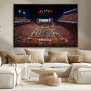 Texas Stadium Night Game Wall Art Canvas Print – Vibrant