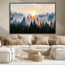 Abstract Forest Wall Art - Serene Nature Canvas Print with by MyGreatCanvas | Canvas Wall Art Prints | Photo Prints & Wall Decor