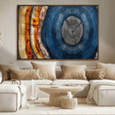 Abstract Tree Rings Wall Art Canvas Print – Modern Wood by MyGreatCanvas | Canvas Wall Art Prints | Photo Prints & Wall Decor