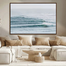 Ocean Waves Wall Art Canvas Print – Framed Surfer Lineup by MyGreatCanvas | Canvas Wall Art Prints | Photo Prints & Wall Decor