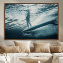 Underwater Surf Wall Art – Framed Ocean Wave Canvas Artwork, by MyGreatCanvas | Canvas Wall Art Prints | Photo Prints & Wall Decor