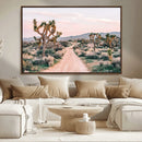 Joshua Tree Wall Art Canvas Print – Framed Desert Road Scene by MyGreatCanvas | Canvas Wall Art Prints | Photo Prints & Wall Decor