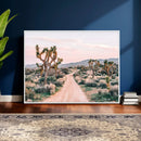 Joshua Tree Park Wall Art Canvas Print – Framed Desert Road by MyGreatCanvas | Canvas Wall Art Prints | Photo Prints & Wall Decor
