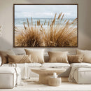 Beach Grass Wall Art – Framed Coastal Dunes Canvas Artwork, by MyGreatCanvas | Canvas Wall Art Prints | Photo Prints & Wall Decor