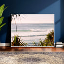Ocean Surfer Wall Art Canvas Print – Framed Coastal Surf Art by MyGreatCanvas | Canvas Wall Art Prints | Photo Prints & Wall Decor