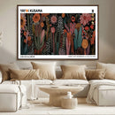 Modern Japanese Wall Art Canvas Print – Framed Abstract