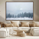 Winter Forest Wall Art Canvas Print – Framed Snowy Landscape by MyGreatCanvas | Canvas Wall Art Prints | Photo Prints & Wall Decor