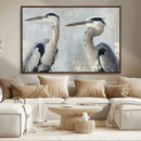 Bird Canvas Decor Wall Art Canvas Print – Framed Coastal