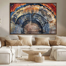Tree Rings Wall Art Canvas Print – Framed Petrified Wood by MyGreatCanvas | Canvas Wall Art Prints | Photo Prints & Wall Decor