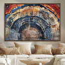 Tree Rings Wall Art Canvas Print – Framed Wood Art Picture by MyGreatCanvas | Canvas Wall Art Prints | Photo Prints & Wall Decor