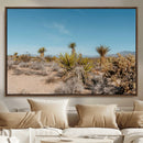 Joshua Tree Wall Art Canvas Print – Framed Desert Landscape