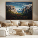 Yosemite National Park Wall Art Canvas Print – Framed