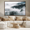 Foggy Forest Landscape Wall Art Canvas Print – Misty by MyGreatCanvas | Canvas Wall Art Prints | Photo Prints & Wall Decor