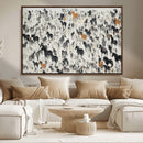 Wild Horse Stampede Wall Art Canvas Print – Monochrome by MyGreatCanvas | Canvas Wall Art Prints | Photo Prints & Wall Decor