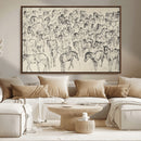 Wild Horse Stampede Wall Art Canvas Print – Monochrome by MyGreatCanvas | Canvas Wall Art Prints | Photo Prints & Wall Decor