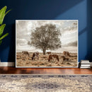 Texas Longhorn Cattle Wall Art, Rustic Western Ranch Canvas by MyGreatCanvas | Canvas Wall Art Prints | Photo Prints & Wall Decor