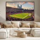 Chicago Bears Soldiers Field Wall Art Canvas Print – Framed