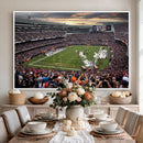 Chicago Bears Soldiers Field Wall Art Canvas Print – Framed