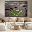 Chicago Bears Soldiers Field Wall Art Canvas Print – Framed