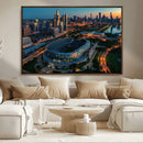 Chicago Bears Soldiers Field Wall Art Canvas Print – Framed