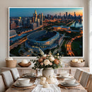 Chicago Bears Soldiers Field Wall Art Canvas Print – Framed
