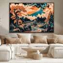 Japanese Landscape Wall Art Canvas Print – Mount Fuji by MyGreatCanvas | Canvas Wall Art Prints | Photo Prints & Wall Decor