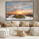 Sunset Beach Wall Art Print – Coastal Canvas Ocean Landscape by MyGreatCanvas | Canvas Wall Art Prints | Photo Prints & Wall Decor